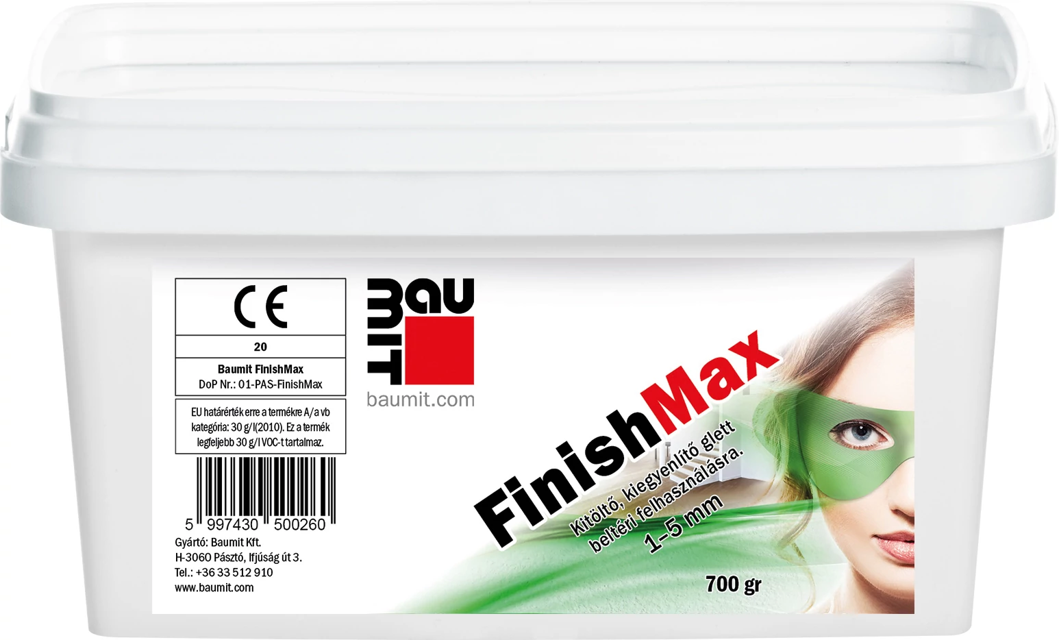 Baumit FinishMax glettanyag - 0,7 kg