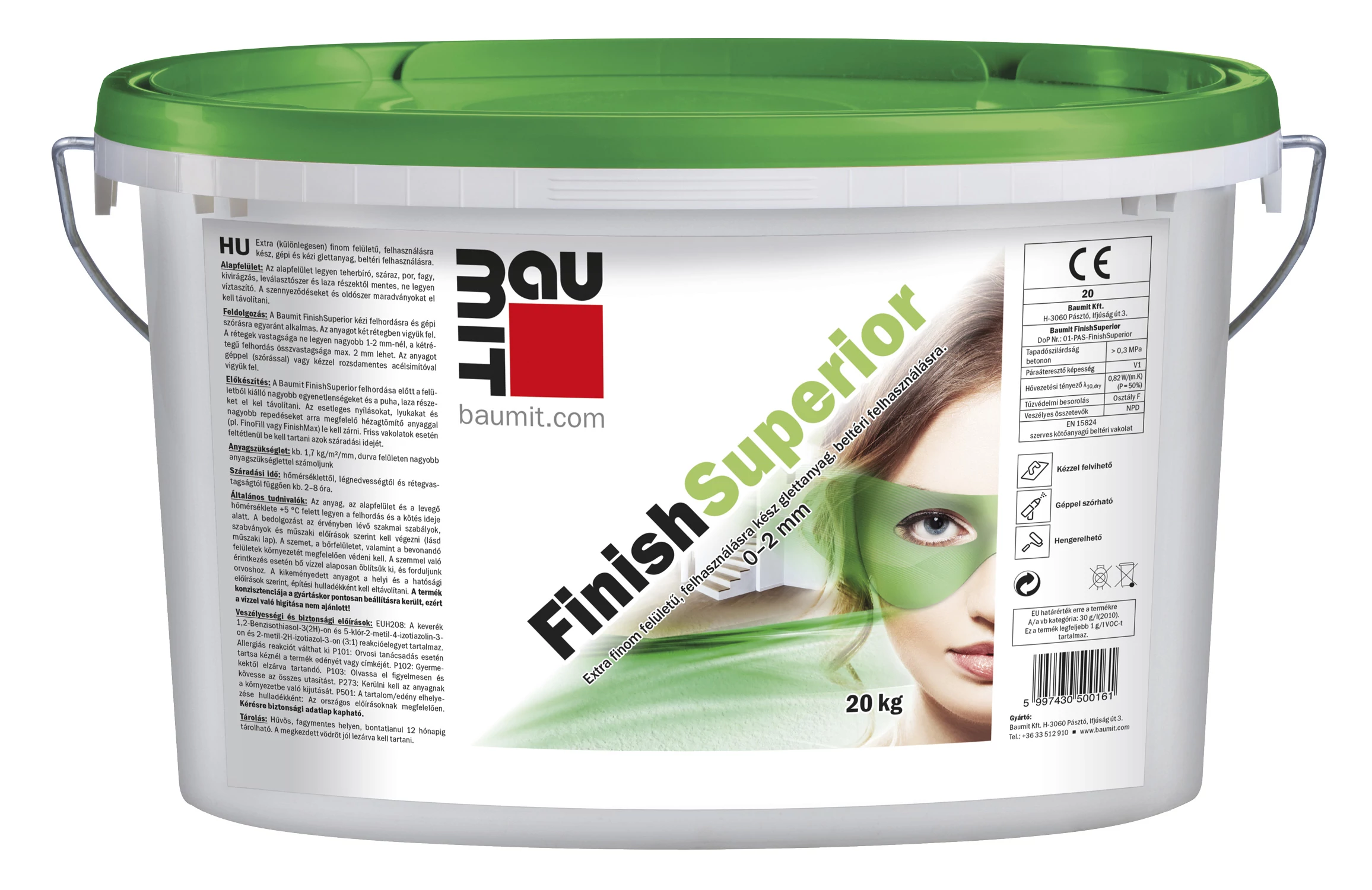 Baumit FinishSuperior glettanyag - 20 kg