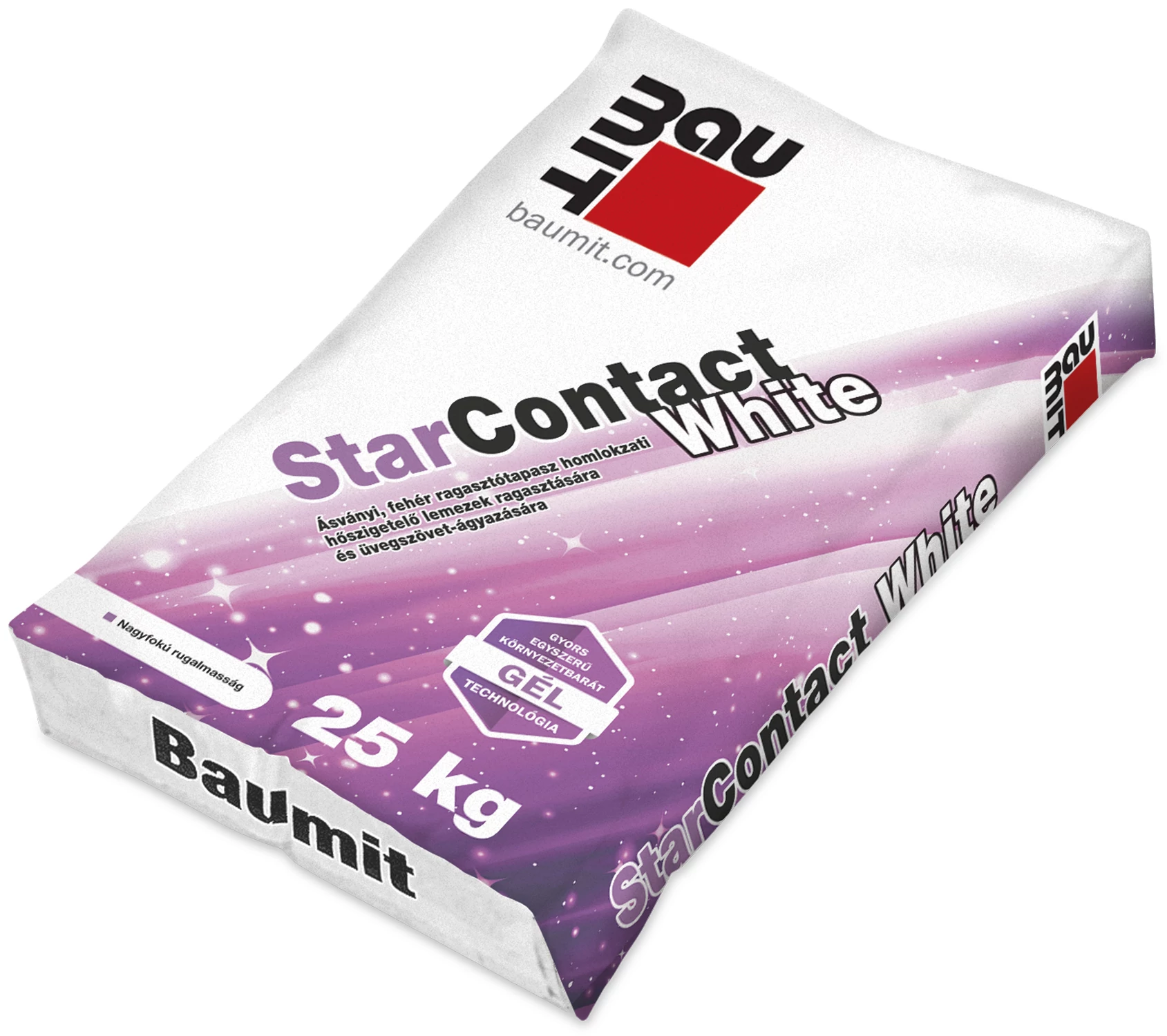 Baumit StarContact White ragasztó, homlokzati hőszigeteléshez - 25 kg