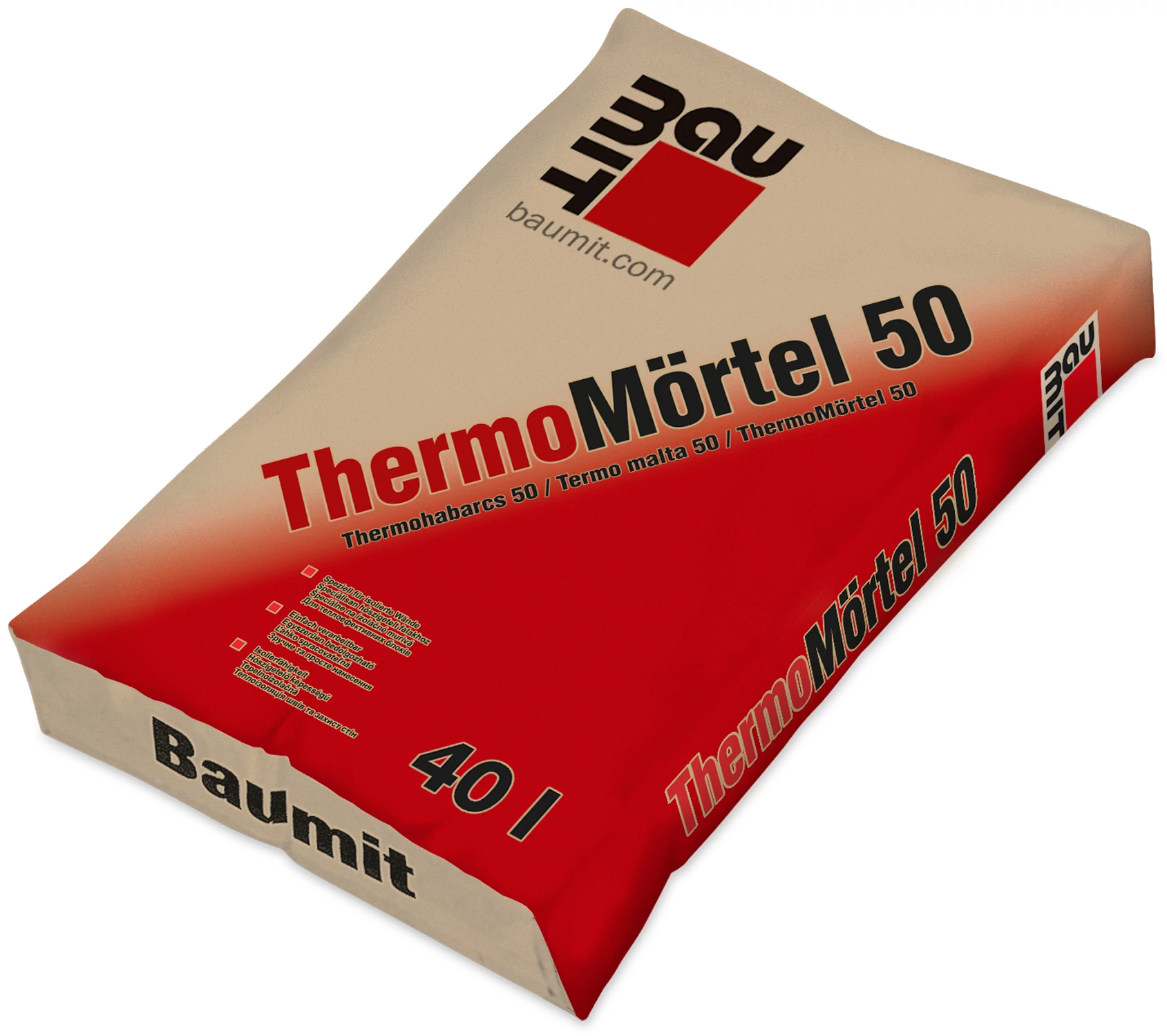 Baumit ThermoMörtel 50 / Thermohabarcs - 40 l