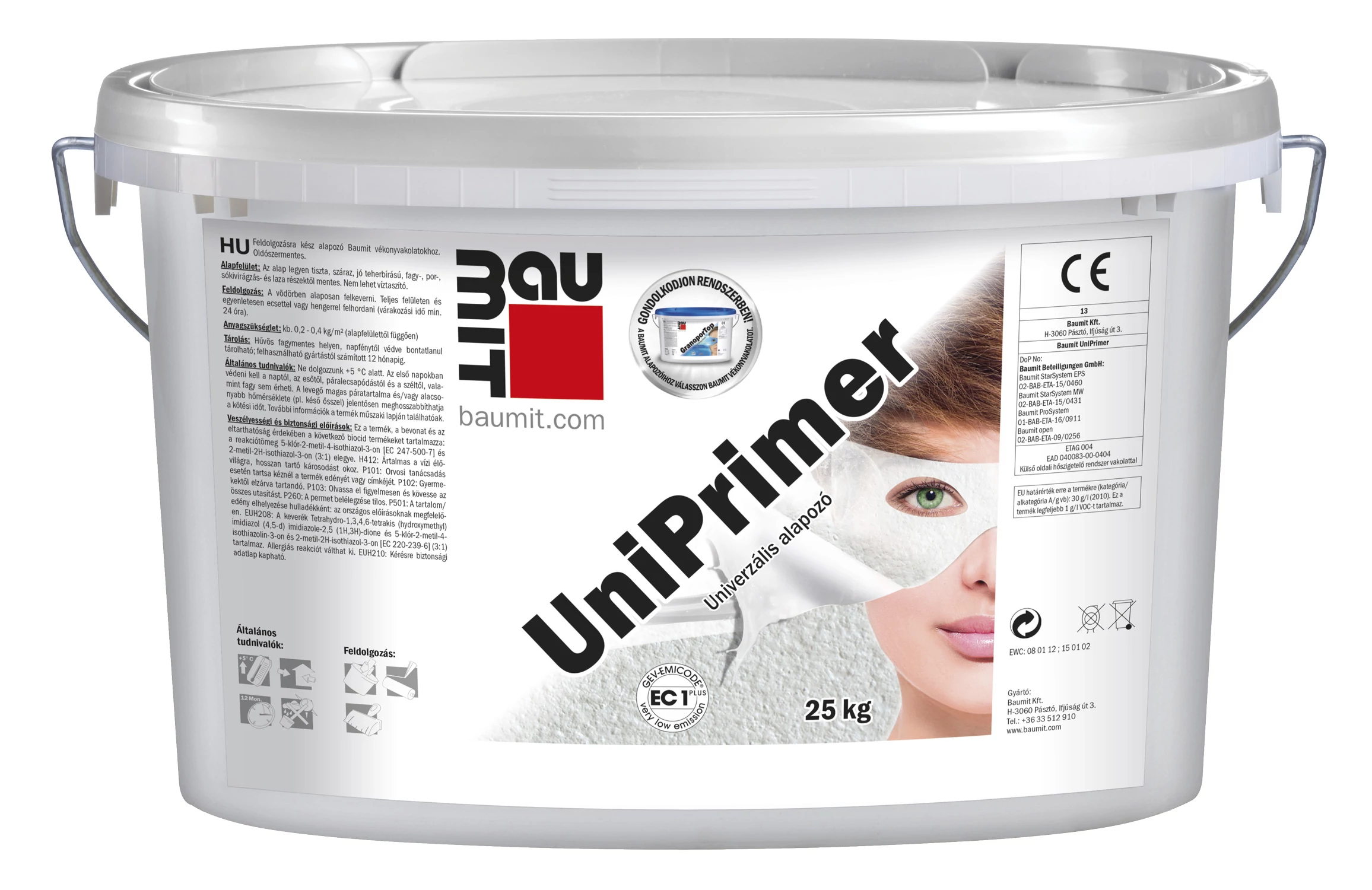 Baumit UniPrimer alapozó színes - 25 kg