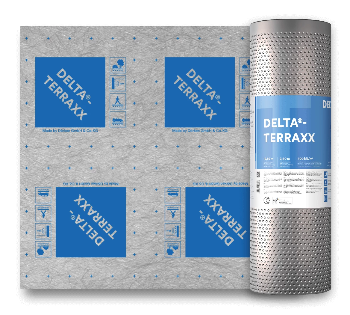 Dörken DELTA®-TERRAXX 2,4 m x 12,5 m felületszivárgó lemez
