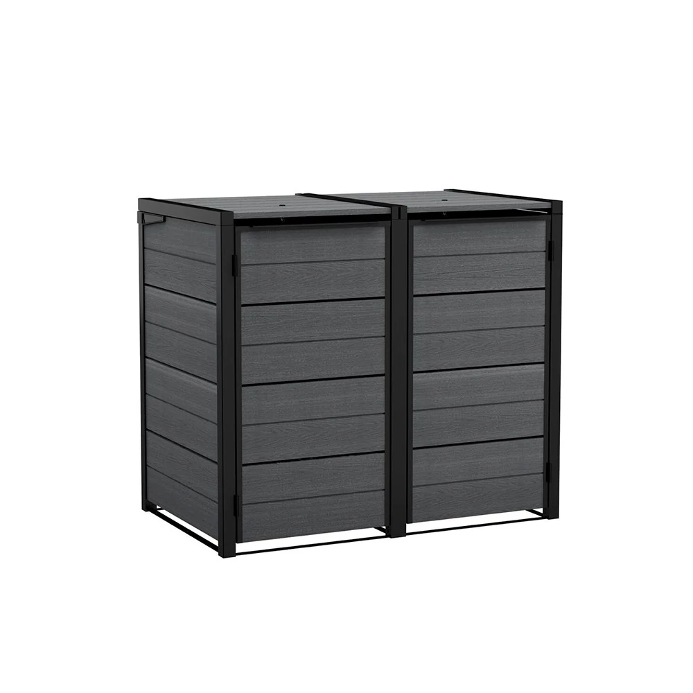 Hide away kültéri szemetes tároló 240 l  szürke