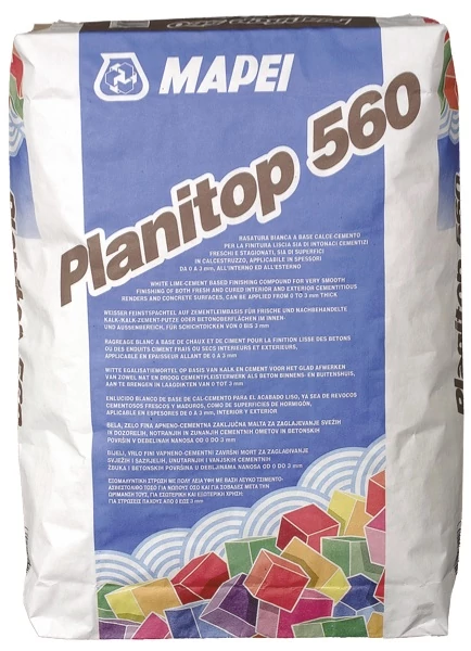 Mapei Planitop 560 Fehér 20 kg Vakolt Felületek Simítóanyagai