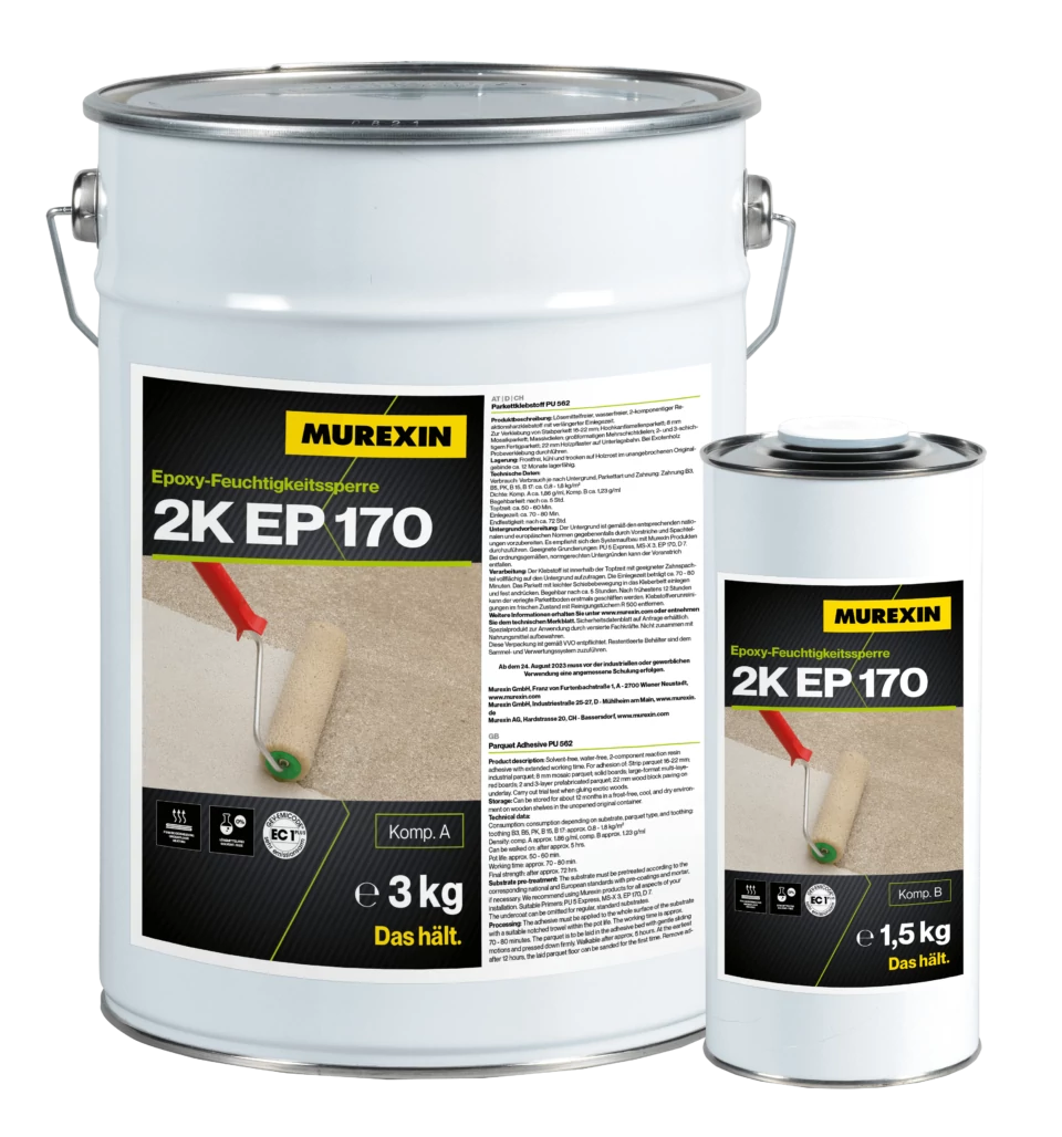 MUREXIN 2K EP 170 Nedvességzáró epoxi gyanta, 1,5 kg, B. Komponens