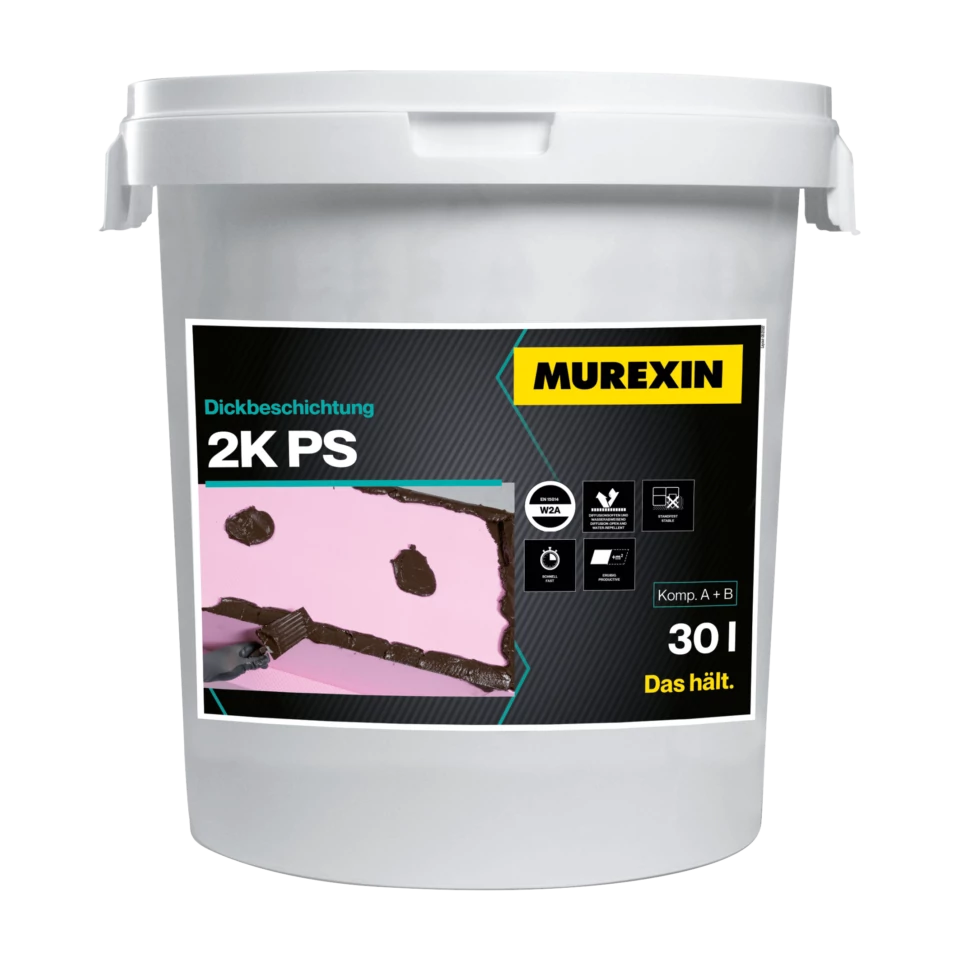MUREXIN 2K PS Bitumenes VastAGbevonat, 30 L, A+B Komponens