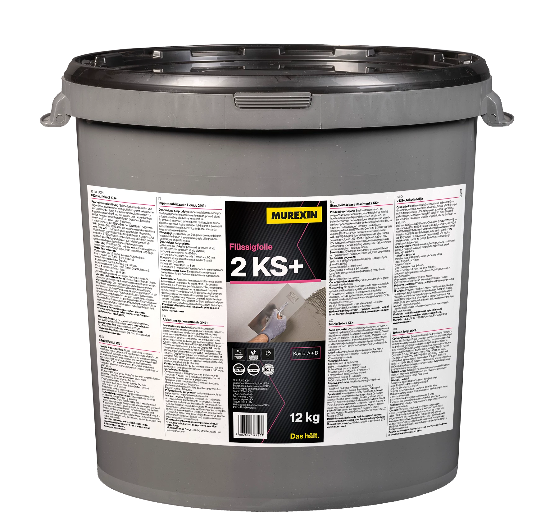 MUREXIN 2 KS+ Folyékonyfólia, 25 kg, B. Komponens