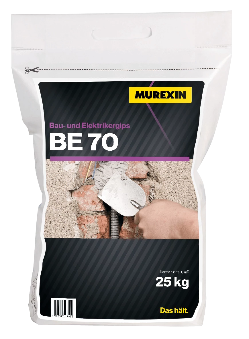MUREXIN Be 70 ÉpítéSI És SzereléSI gipsz, 25 kg
