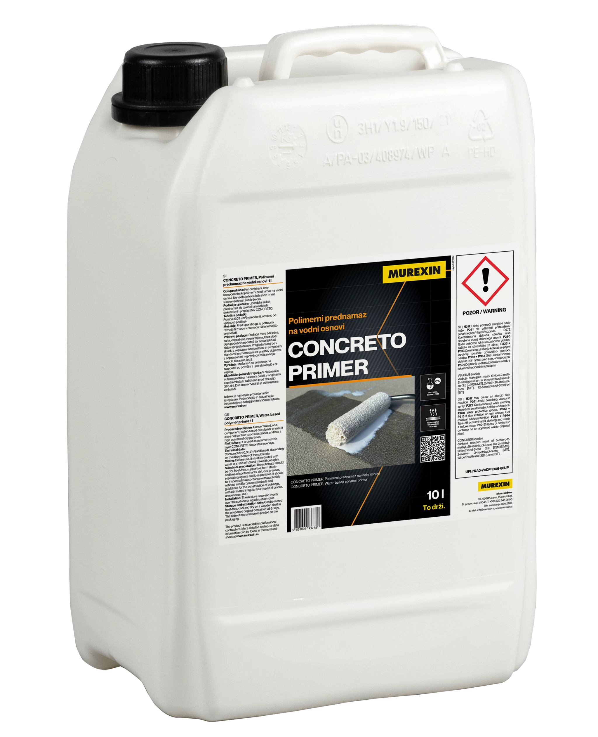 MUREXIN Concreto Primer Vízbázisú Polimer Alapozó, 10 Lit