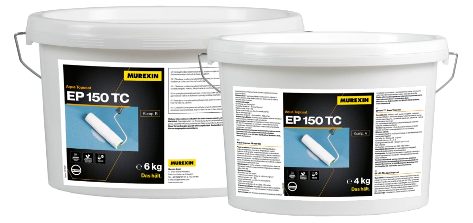 MUREXIN EP 150 Tc Aqua Topcoat Transzparens, 4 kg, A. Komponens