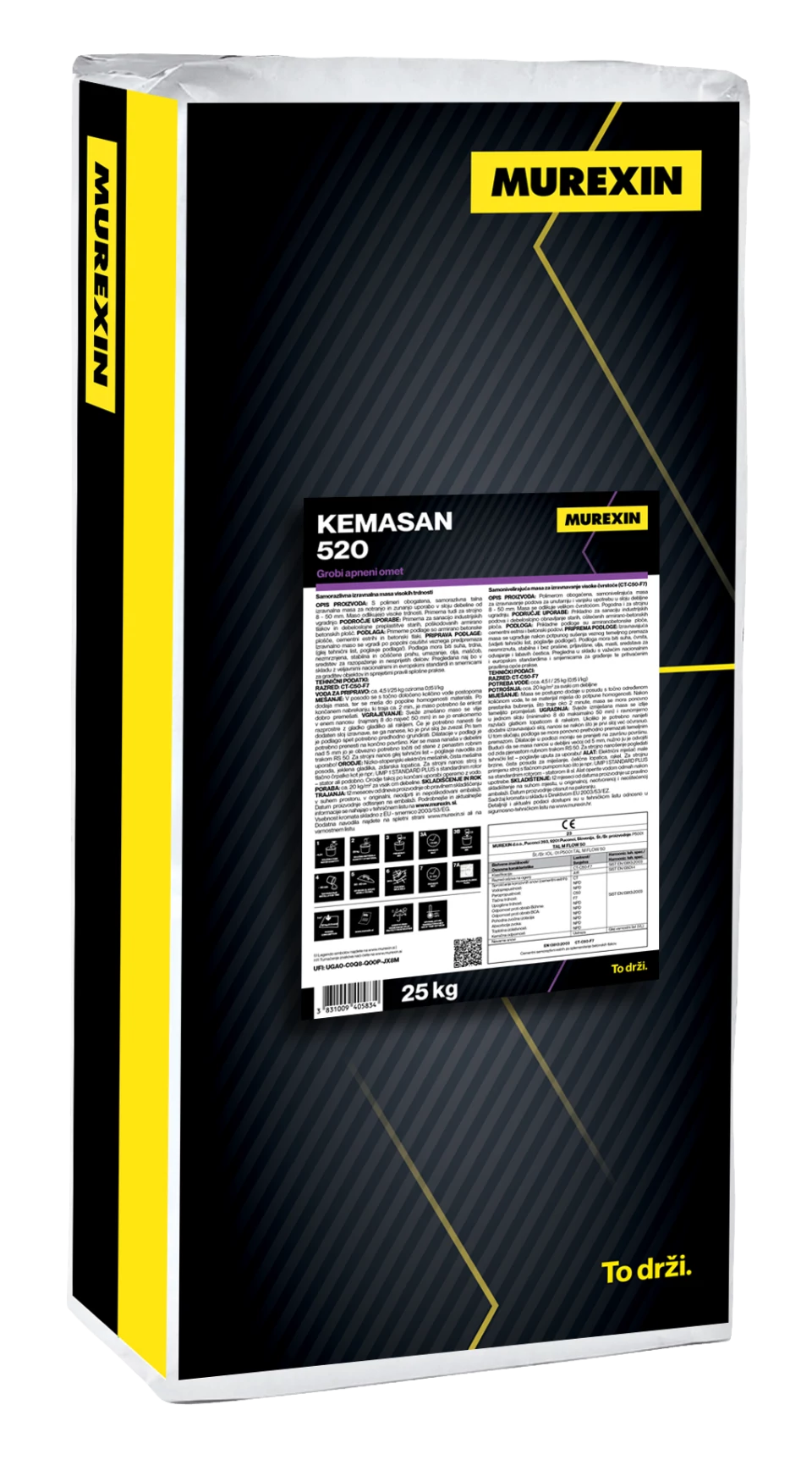 MUREXIN Kemasan 520 Mészvakolat Durva, 25 kg