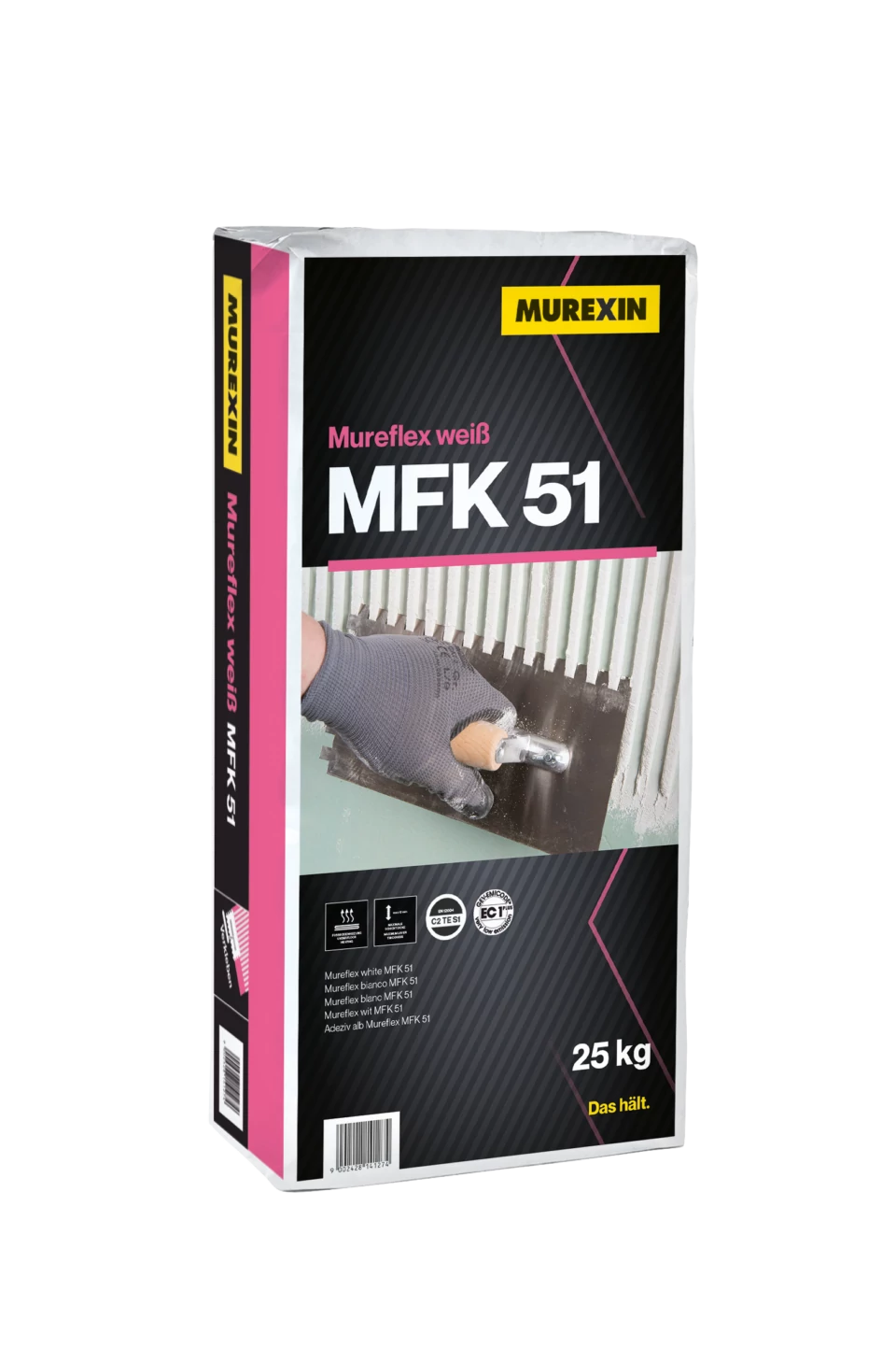 MUREXIN Mfk 51 Mureflex S1 ragasztóhabarcs Fehér, 25 kg