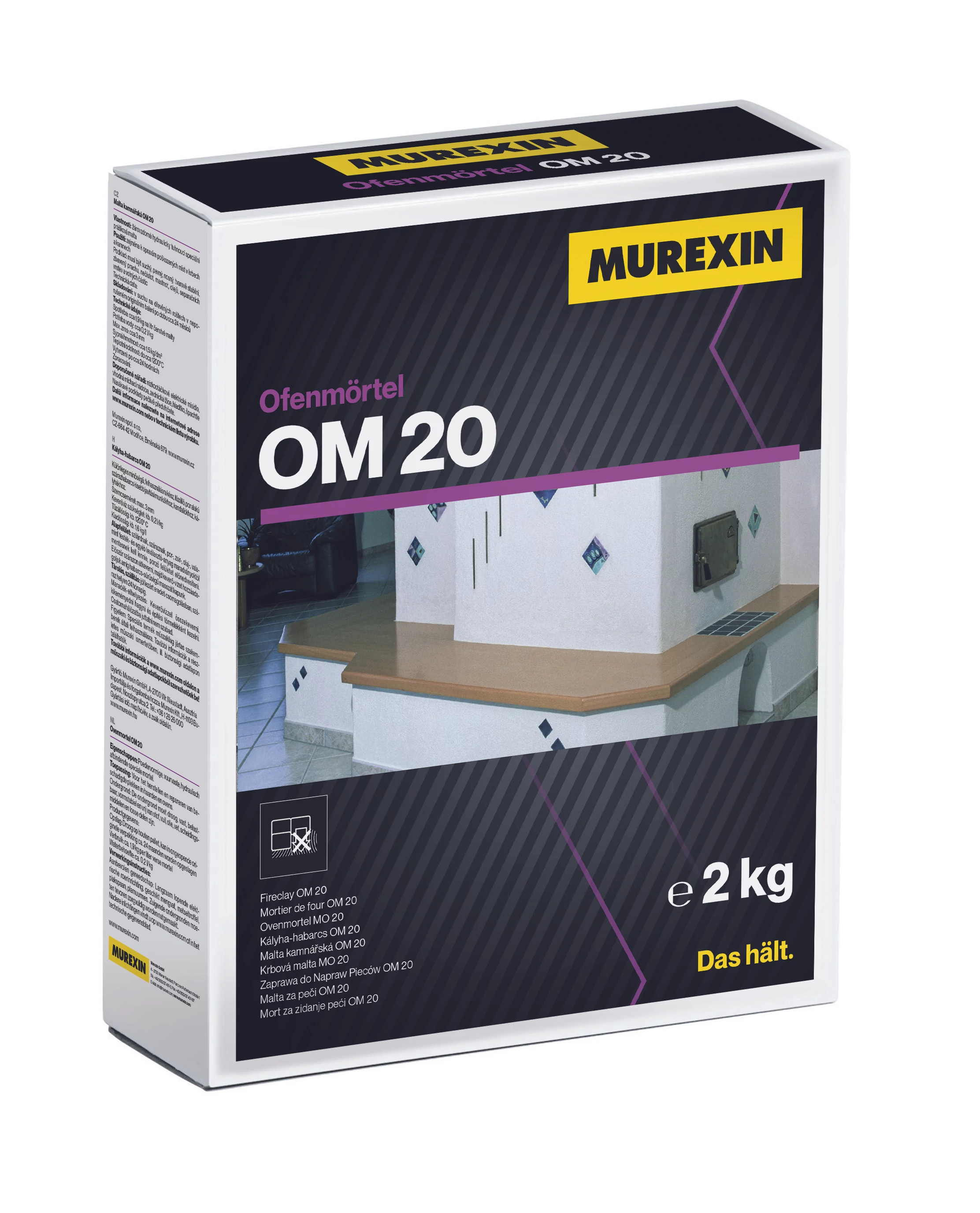 MUREXIN Om 20 Kályhahabarcs, 2 kg