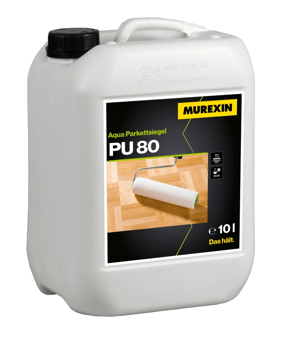 MUREXIN PU 80 Aqua Parkettalakk Fényes, 10 L