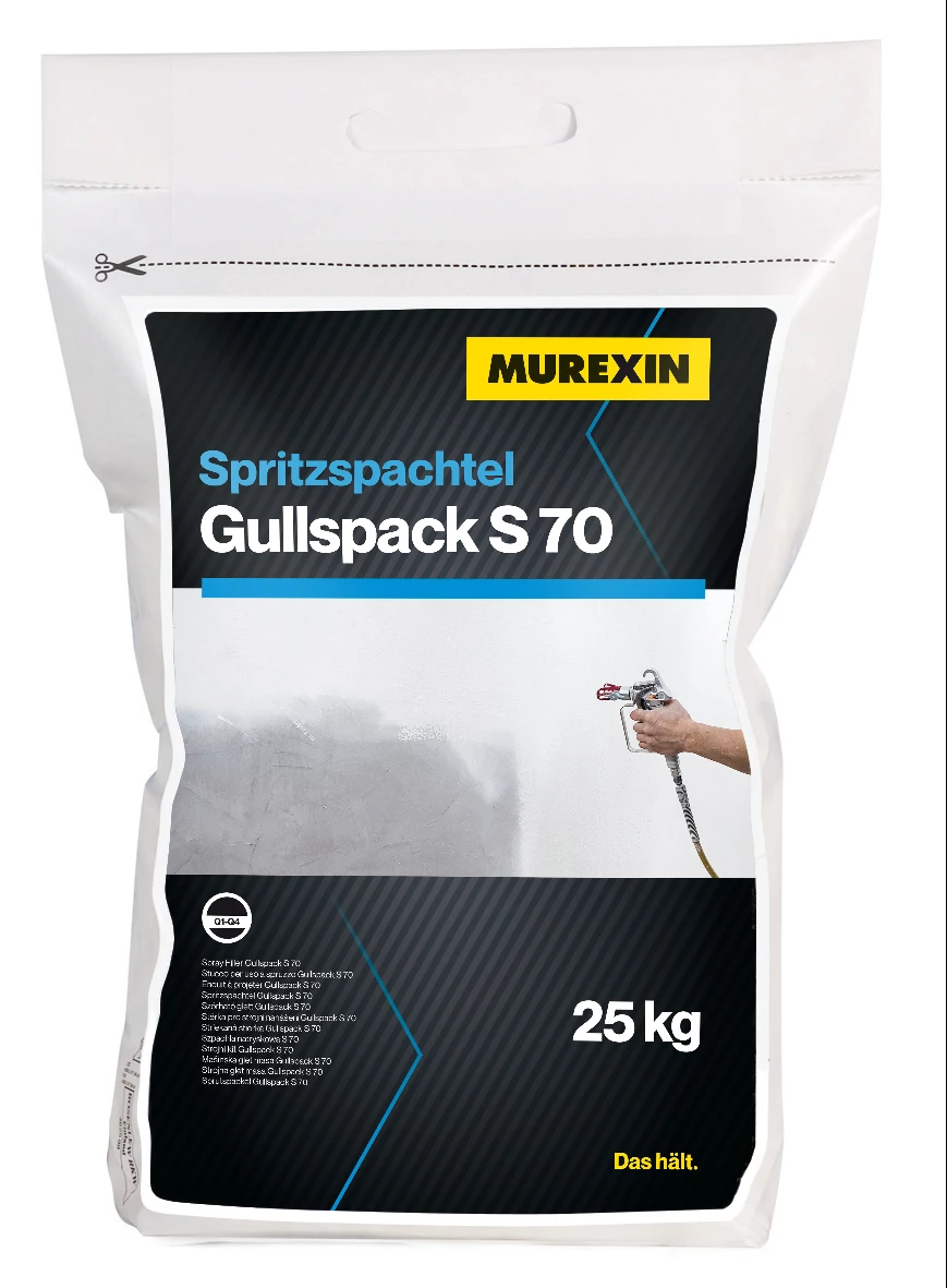 MUREXIN S 70 Gullspack Szórható Glett, 25 kg