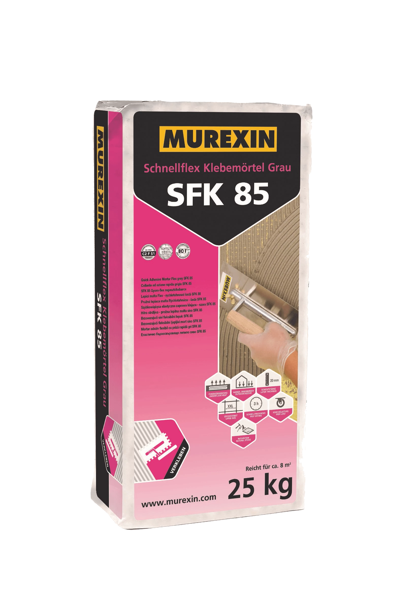 MUREXIN SFK 85 Gyors-Flex Csemperagasztó Szürke, 25 kg