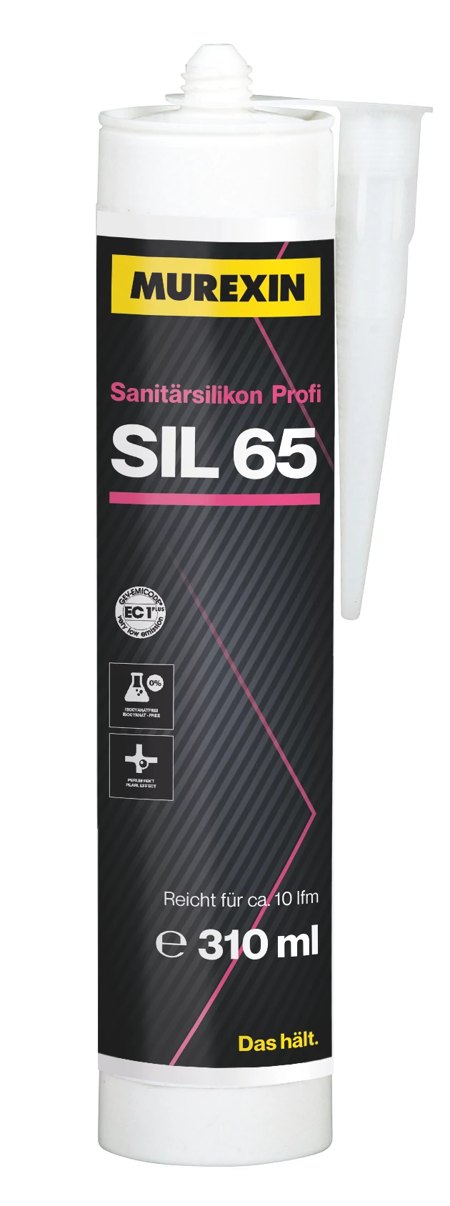 MUREXIN SIL 65 Profi Szaniter Szilikon Szaniterszürke 120, 310 Ml / Db
