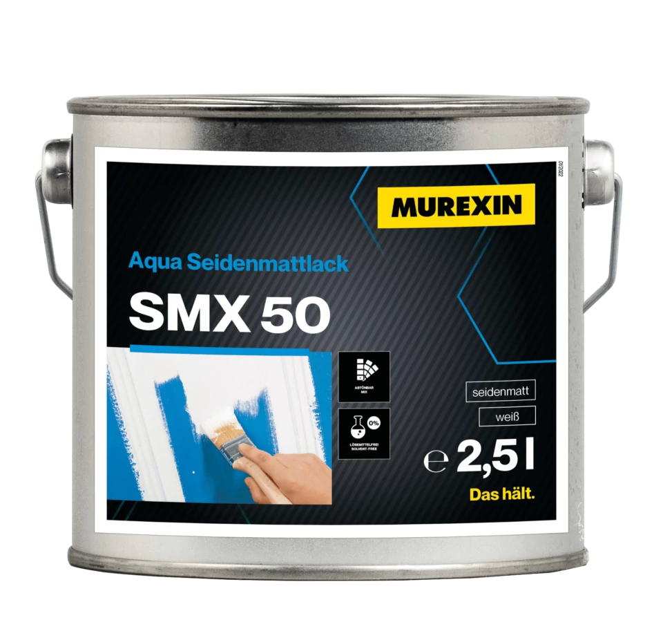MUREXIN Smx 50 Aqua Selyemmatt Lakk Fehér Bázis 2,5 L