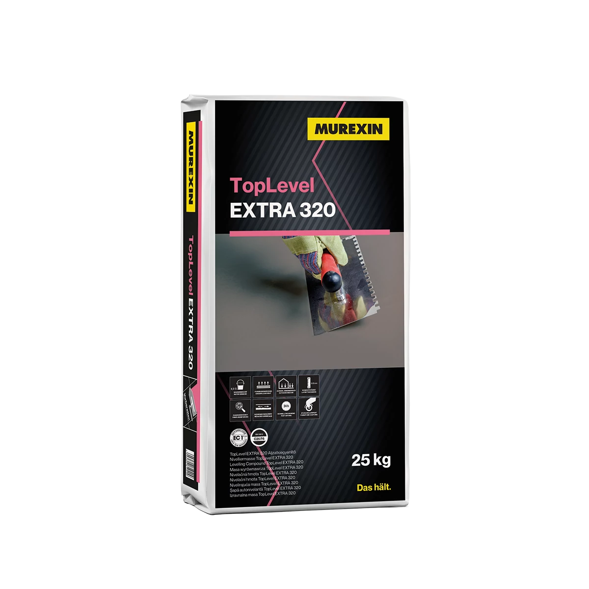 MUREXIN Toplevel Extra 320 Aljzatkiegyenlítő, 25kg (Lewell Na 320 Kültéri)