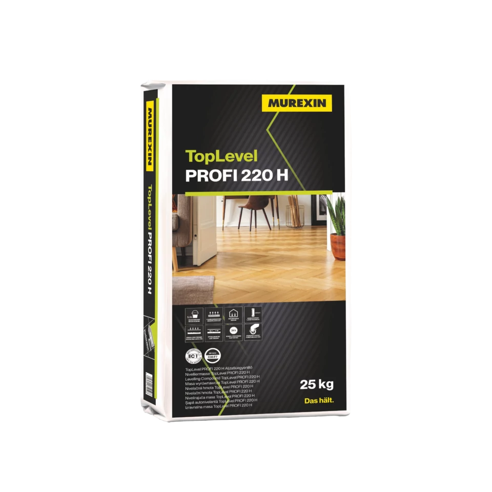 MUREXIN Toplevel Profi 220 H Aljzatkiegyenlítő, 25 kg (Lewell Pn 220 Parketta)