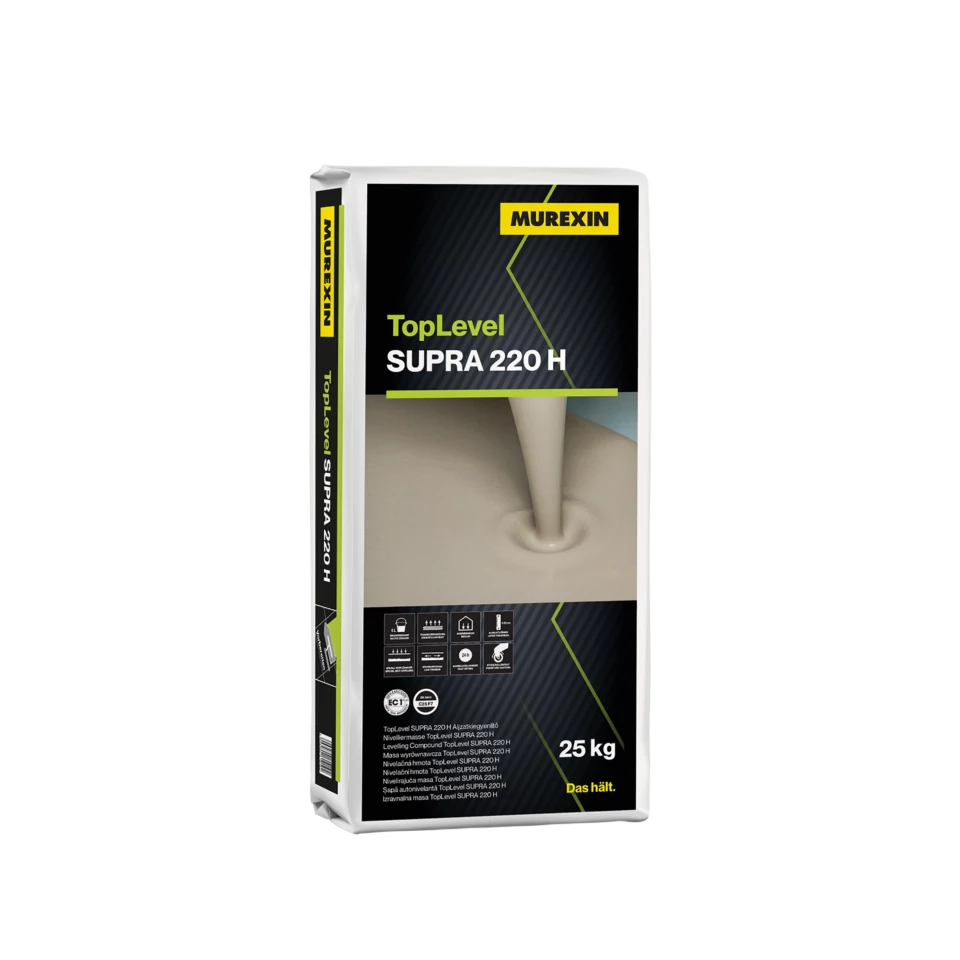 MUREXIN Toplevel Supra 220 H Aljzatkiegyenlítő, 25 kg (Lewell Sp 220 Speciál)