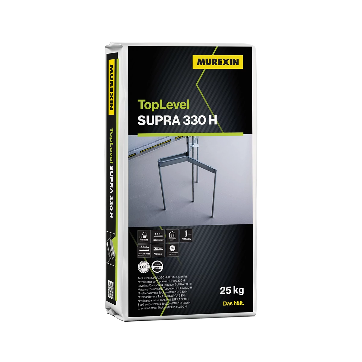 MUREXIN Toplevel Supra 330 H Aljzatkiegyenlítő, 25 kg (Lewell Sp 330 Speciál)