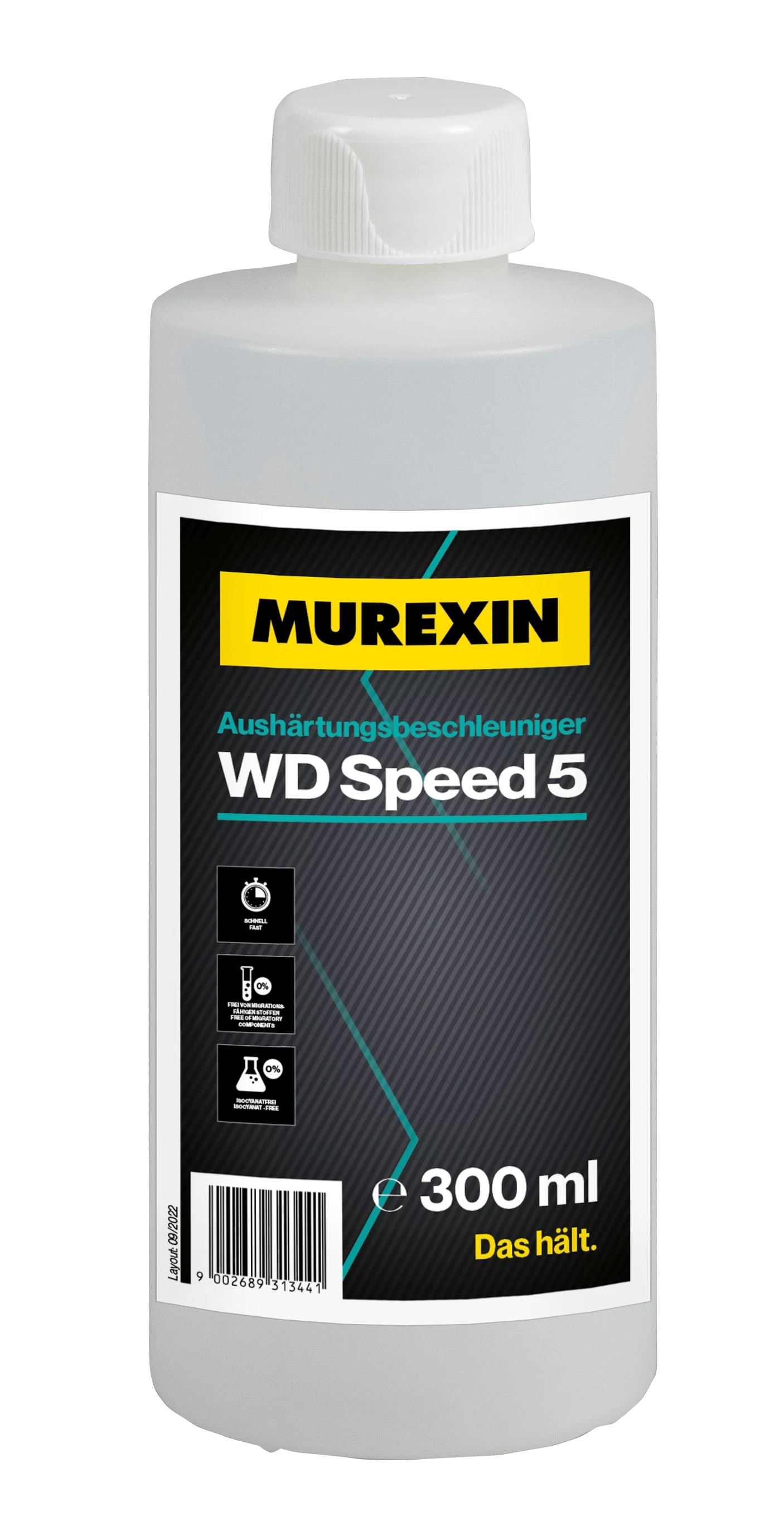 MUREXIN WD 5 Speed Kikeményedésgyorsító, 300 Ml / Db