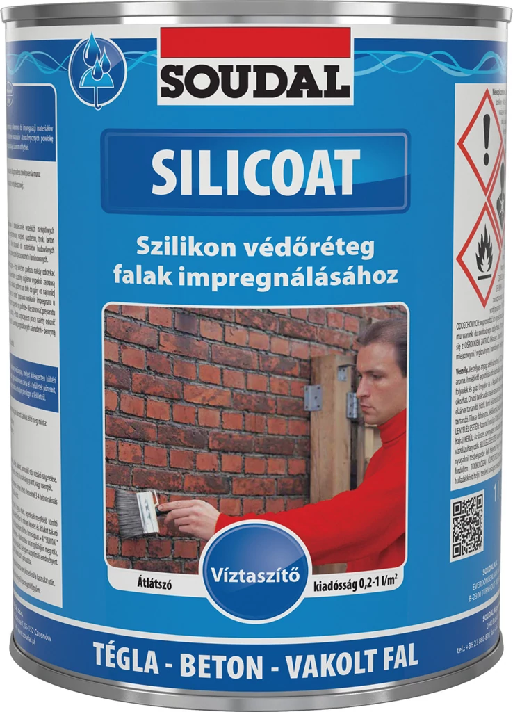 SOUDAL Silicoat 1L - Fal-impregnáló szer