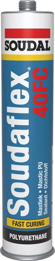 SOUDAL Soudaflex 40 FC fekete 310ml - PU tömítő/ragasztó