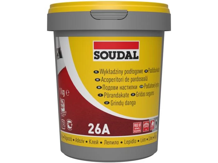 SOUDAL 26A Padlóburkolat ragasztó 1kg - Diszperziós