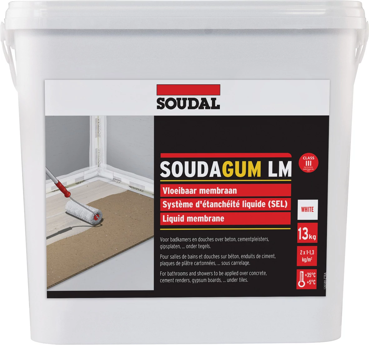 SOUDAL Folyékony fólia LM 13 kg