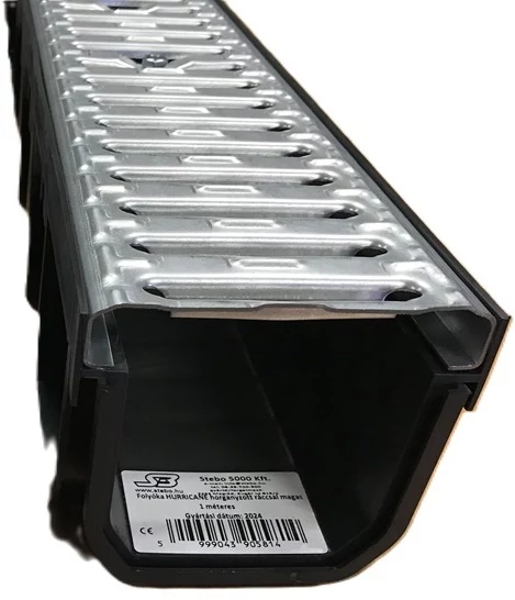Folyóka HURRICANE horganyzott ráccsal magas 1 méteres 12x12