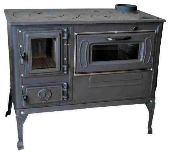 Kályha 6,7 kW fekete