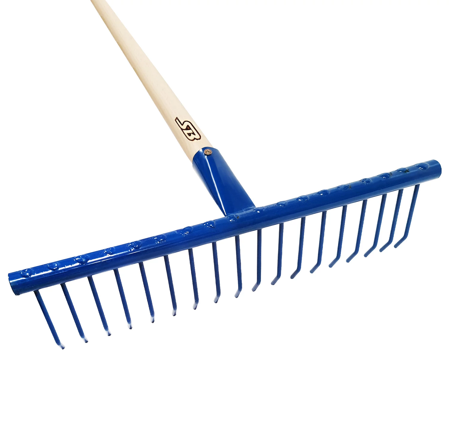STEblue begyüjtő gereblye 40cm-es, nyéllel