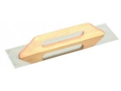 SK Glettelő fogazott  rozsdamentes 500x130mm 4mm