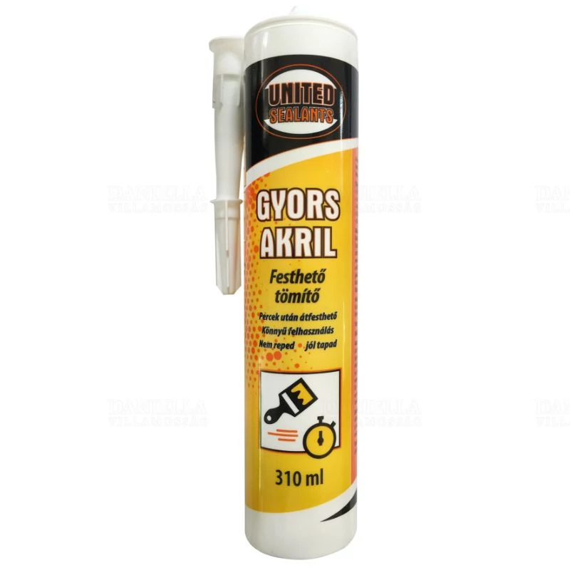 UNITED Gyors acryl fehér 310ml