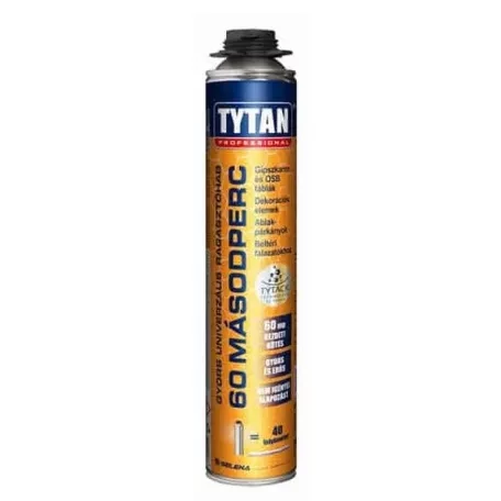 Tytan Pisztolyhab 60seconds 750ml ragasztóhab, purhab